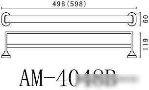 Держатель для полотенца Art&Max Ovale AM-4048B