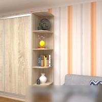 Угловое окончание Кортекс-мебель Сенатор КМ32-45 (дуб сонома)