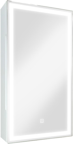 Континент Шкаф с зеркалом Allure Led 35х65 (правый)