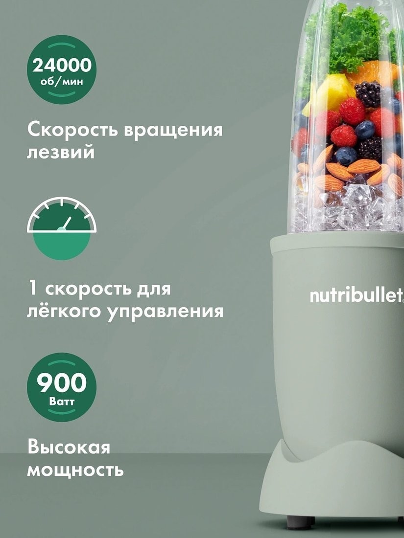 Стационарный блендер NutriBullet Pro NB908MAJD