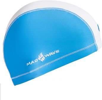 Шапочка для плавания Mad Wave Lycra Doutone (голубой)