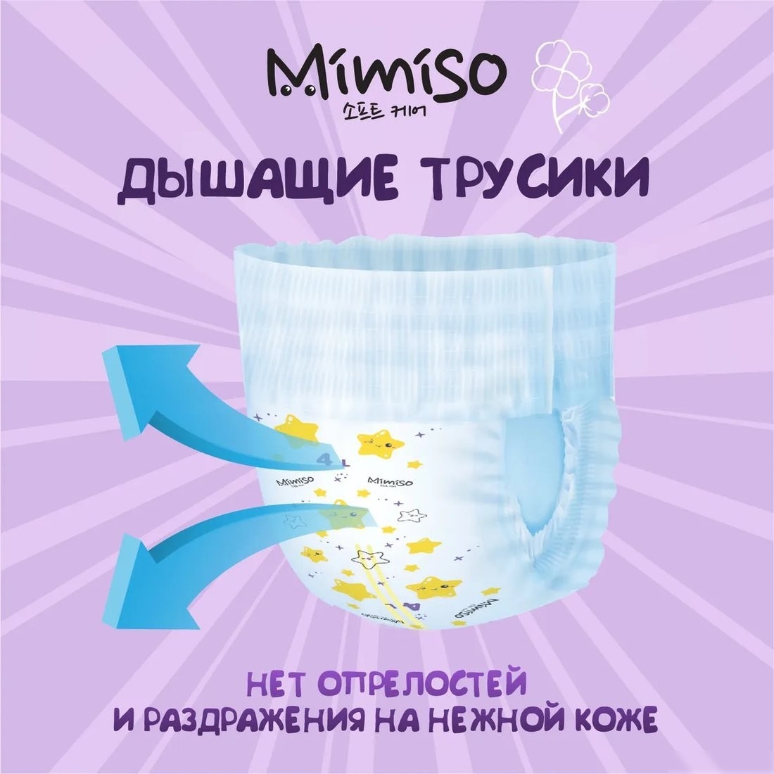 Трусики-подгузники Mimiso 6 XXL 16-25 кг (34 шт)