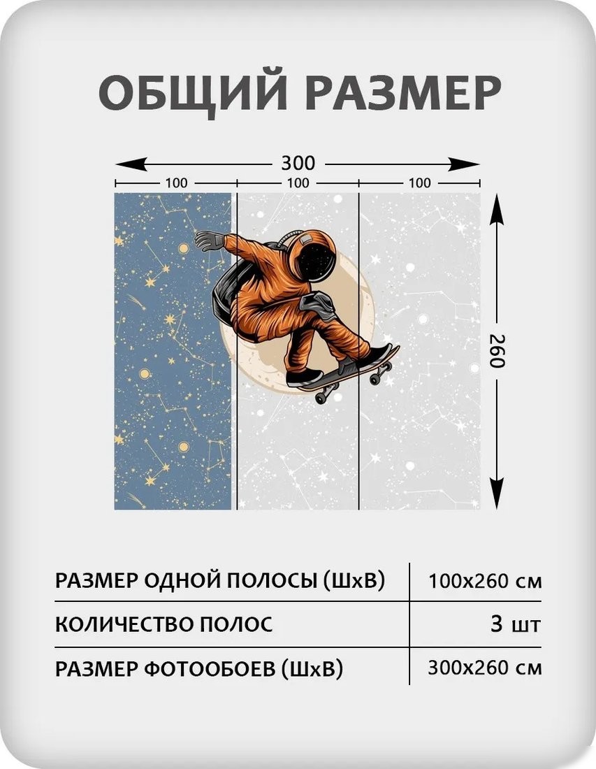 Фотообои Citydecor Universe 40 (300x260см)