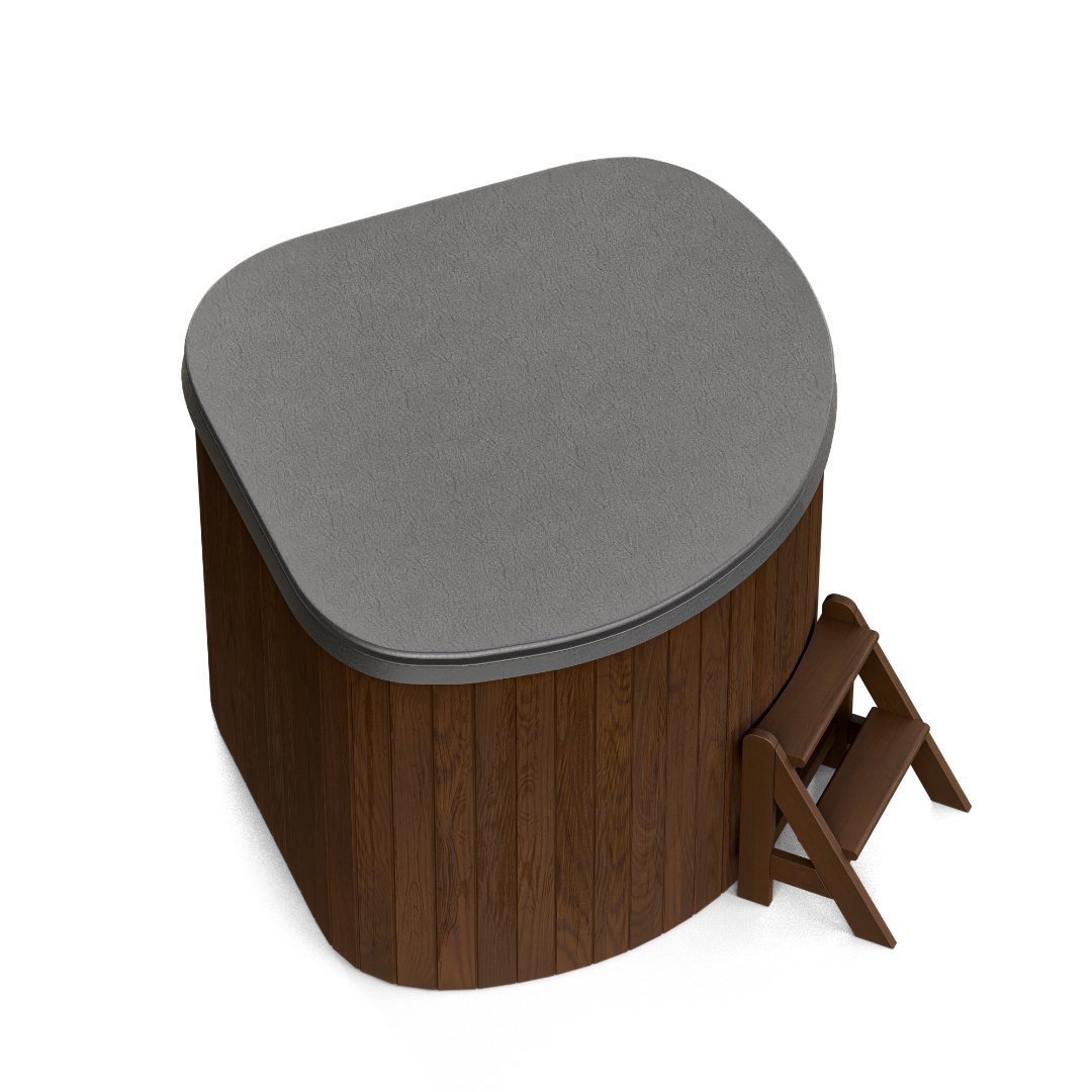 Купель PolarSpa Corner термососна 160 (темный)