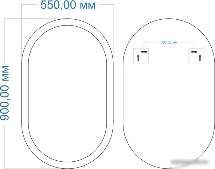 Mixline Зеркало Ива 550049