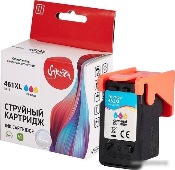 Картридж Sakura Printing SI3728C001 (аналог Canon 461XL Color)