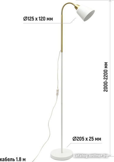 Торшер ArtStyle HT-731W