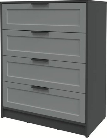 Комод Интерлиния Концепт Тренд КТ-К80 (антрацит/серый)