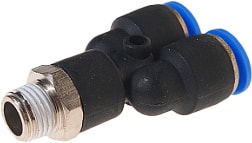 Фитинг RockForce Фитинг Y-образный для пласт. труб 10 мм 1/4" RF-SPX10-02