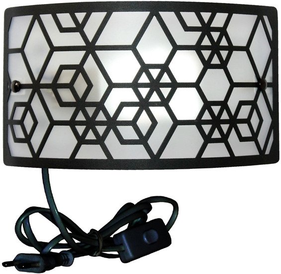 Бра Элетех Нордика 250x140 НББ 06-40 М42 1005405244 (черный муар)