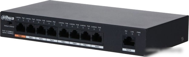 Коммутатор Dahua DH-PFS3009-8ET1GT-96