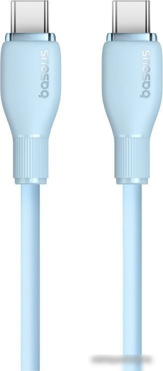 Кабель Baseus Pudding Series USB Type-C - USB Type-C (1.2 м, голубой)
