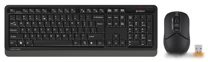 Клавиатура + мышь A4Tech Fstyler FG1012 (черный)