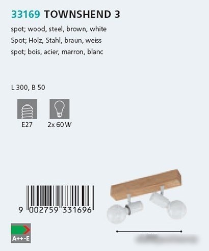 Спот Eglo Townshend 3 33169