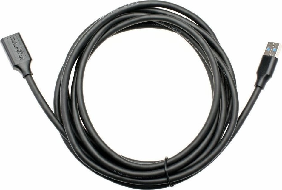 Удлинитель Telecom TUS708-3M USB 3 Type-AM - USB 3 Type-AF (3 м, черный)