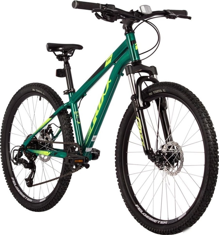 Велосипед Foxx Caiman JR 24 2025 (зеленый)