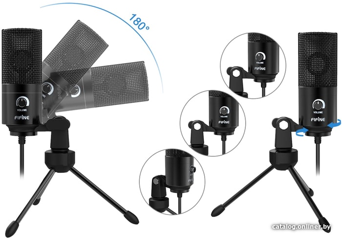 Микрофон FIFINE K669 (черный)