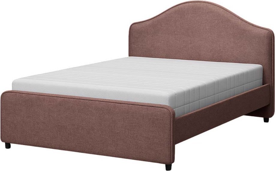 Кровать Sonit Dana 160x200 шенилл Eclipse (02 пыльная роза)