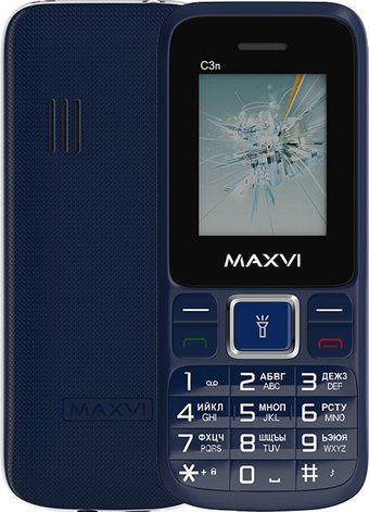 Кнопочный телефон Maxvi C3n (маренго)