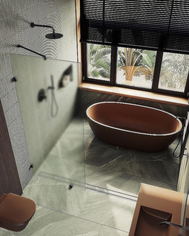 Душевая стенка MaybahGlass 99x195 MGD-270-6 (сатин стекло/черный)