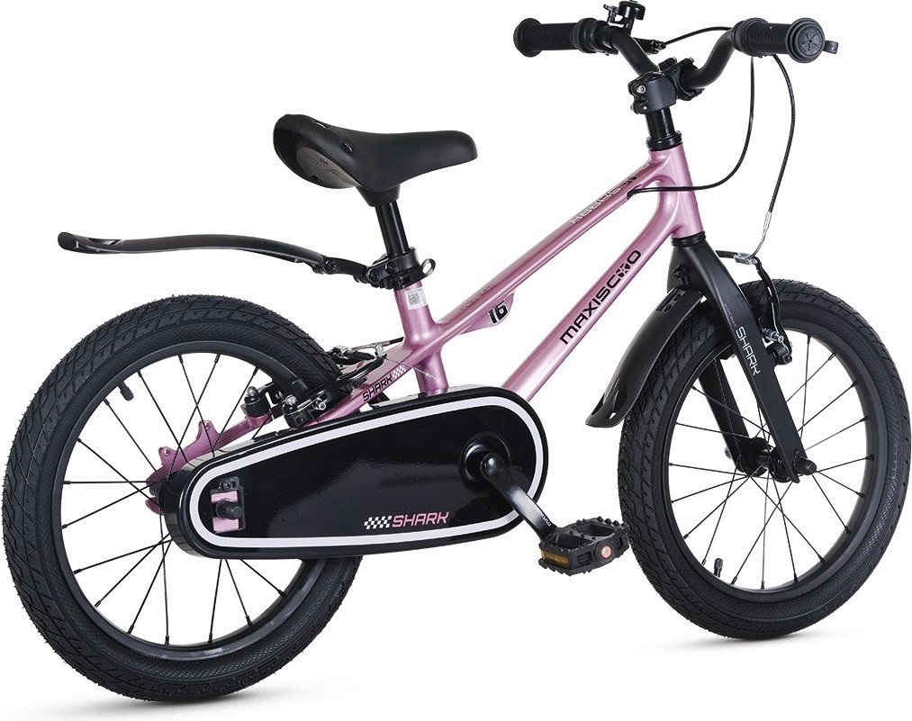 Детский велосипед Maxiscoo Shark Sport 16 2025 MSC-SH1643 (розовый жемчуг)