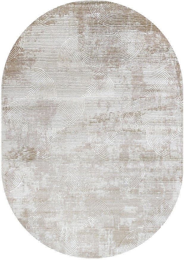 Ковер для жилой комнаты Safyun Victoria HL600-BEIGE-OVAL (0.8x1.5)