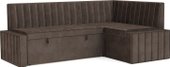 Угловой диван Мебель-АРС Вермут 211x83x141 M11-23-3 (шоколадный Star Velvet 60 Cofee)
