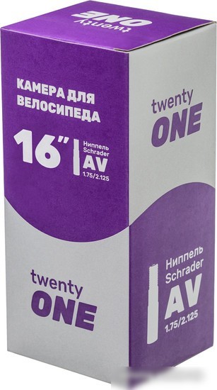 Велокамера Twenty One 16х1.75/2.125 AV/TR4