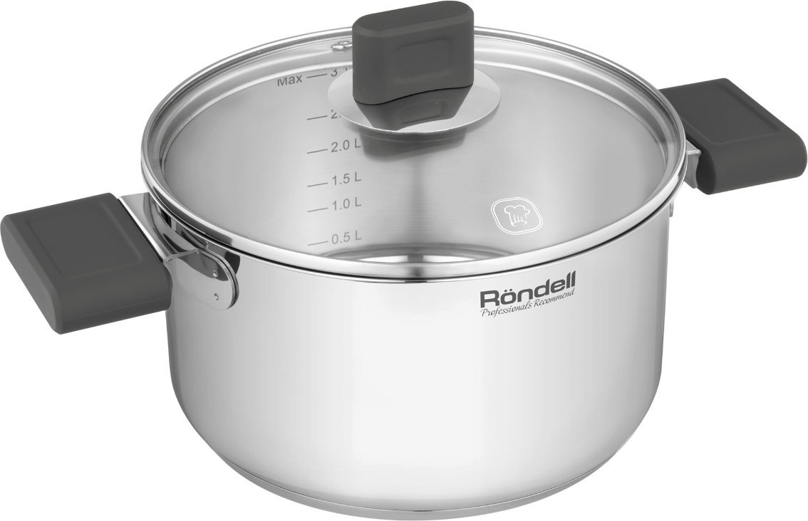 Набор кастрюль Rondell Quadro (3.1л+5.1л)