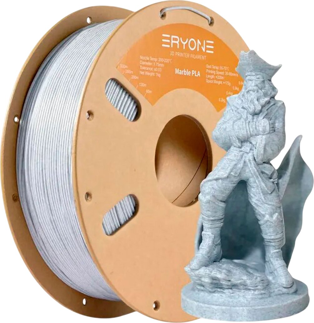 Филамент Eryone Marble PLA B0105001 (1.75мм, 1кг, мраморный)