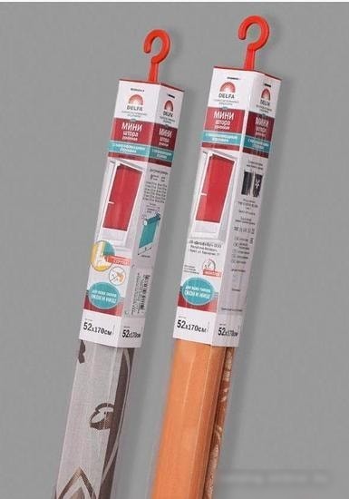 Мини рулонные шторы Delfa Сантайм Глория СРШ-01М 2910 81x170 (белый/серебристый)