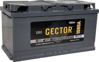 Автомобильный аккумулятор AKOM GECTOR 100 R (100 А·ч)