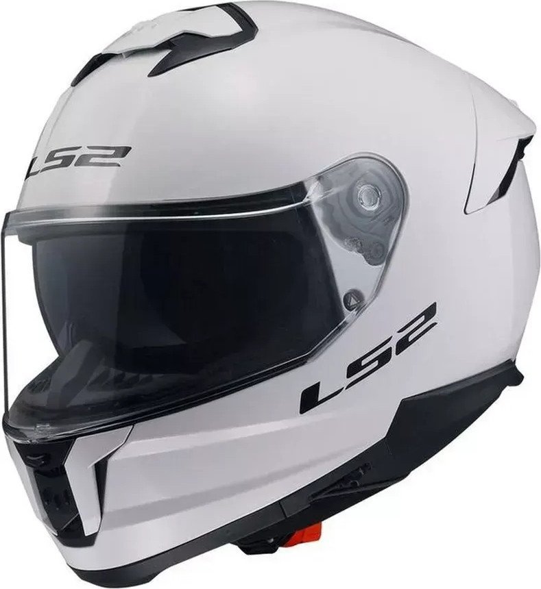Мотошлем LS2 FF808 Strem II 06 (XL, белый глянцевый)