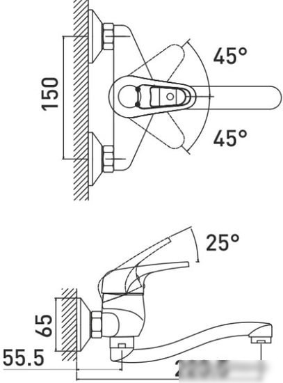 Смеситель Gross Aqua Optima 4548511-20S