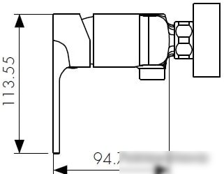 Смеситель Kaiser Linear 59177