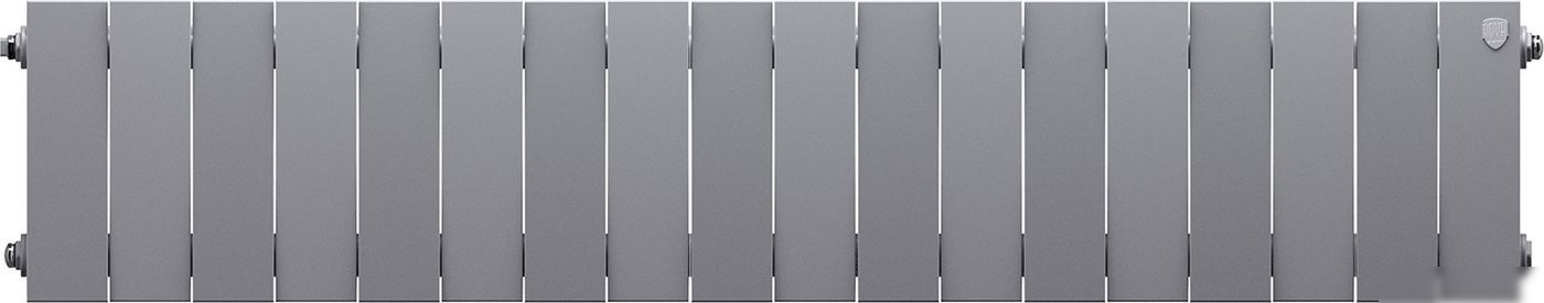 Биметаллический радиатор Royal Thermo PianoForte 200 Серебристый - 18 секций
