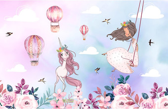 Виниловые обои Citydecor Princess 8 400x260