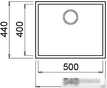 Кухонная мойка Elleci Quadra 105 Undermount Aluminium M79