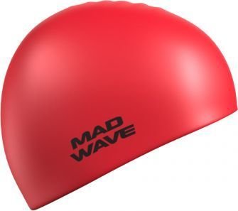 Шапочка для плавания Mad Wave Intensive Big (красный)