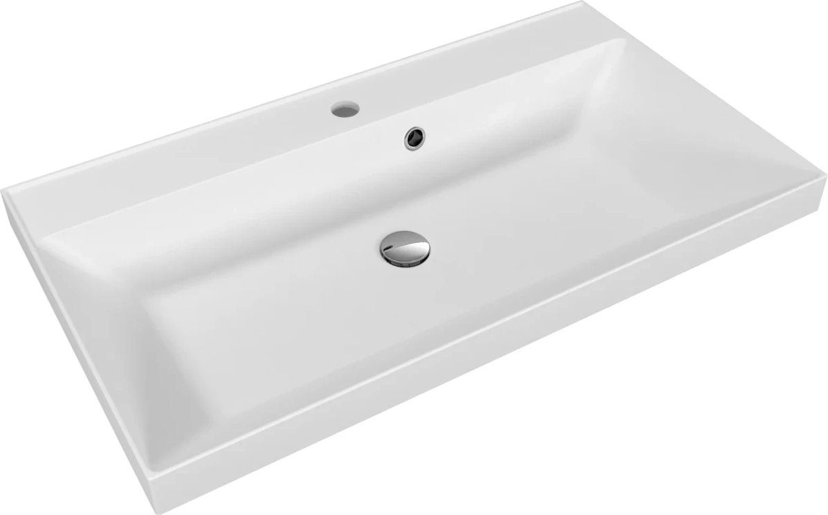 Symbolite Тумба под умывальник Манхэттен 80 Plus 2 ящика + Asti 80x45 (графит)