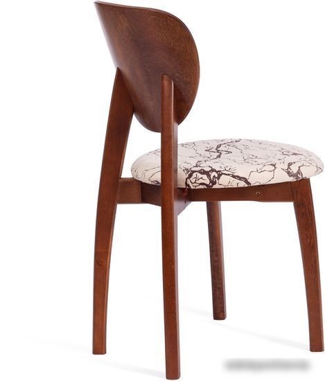 Стул TetChair Diamante мягкое сиденье (коричневый/крекс бежевый)