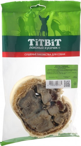 Лакомство для собак TiTBiT Крутон говяжий 120 г