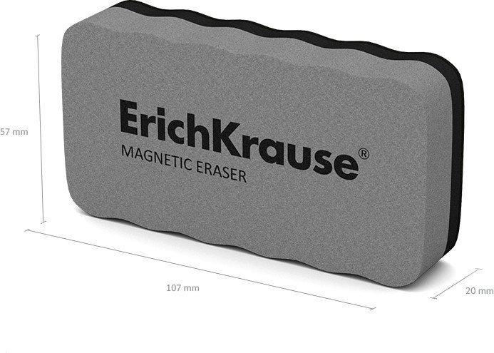 Ластик Erich Krause для досок магнитный 107x57 мм 55990 (12 шт)