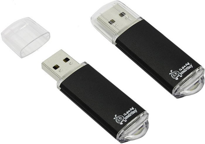 USB Flash Smart Buy 8GB V-Cut Black (SB8GBVC-K)