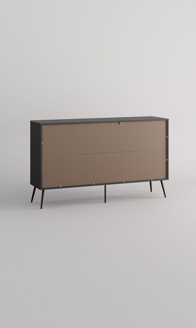 Тумба Arvento Rondo 2D3S (графит/дарк грей)