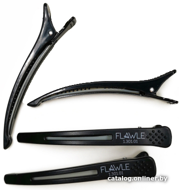 Зажим для волос Flawle Sectioning 1.301.01 (черный) Зажим для волос Flawle Sectioning 1.301.01 (черный)