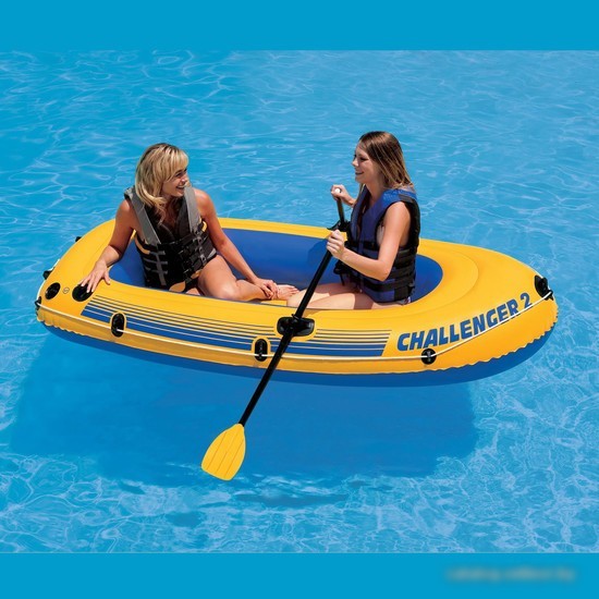 Гребная лодка Intex Challenger 2 Set (Intex-68367)