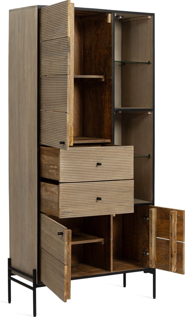 Шкаф распашной TetChair Secret de Maison Whitewood 7902 (античный белый/черный)