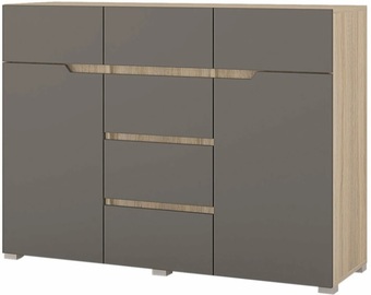 Комод Горизонт Анталия 1200 (дуб сонома-графит софт)