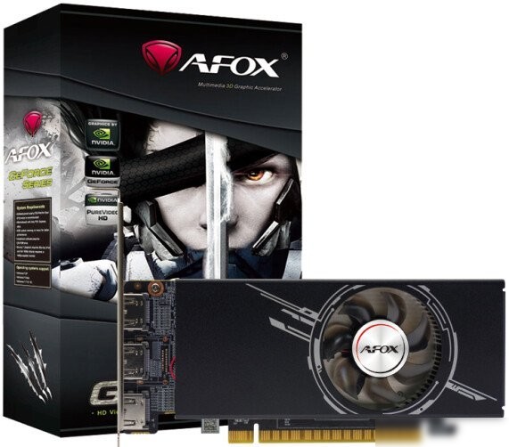 Видеокарта AFOX GeForce GTX 1050 Ti 4GB GDDR5 AF1050TI-4096D5L2-V3